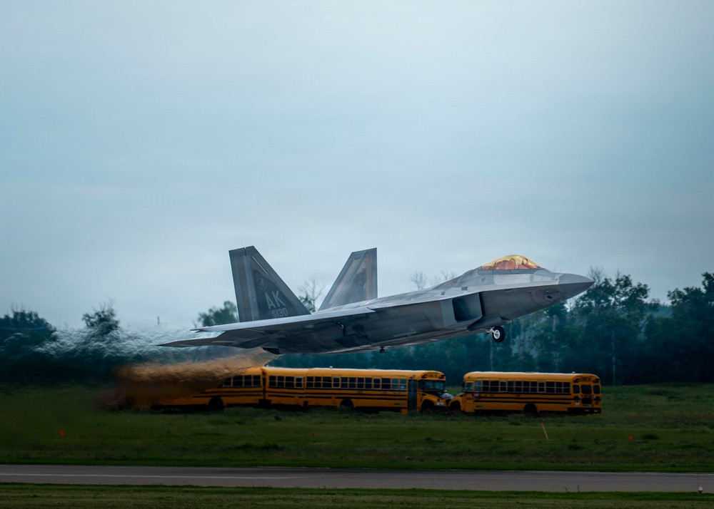 Raptor Demonstration Team Performs in Canada