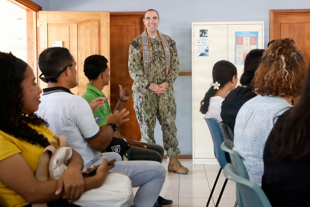 Pacific Partnership 2026 conducts host nation outreach engagement event at Liman Hamutuk Rehabilation Center