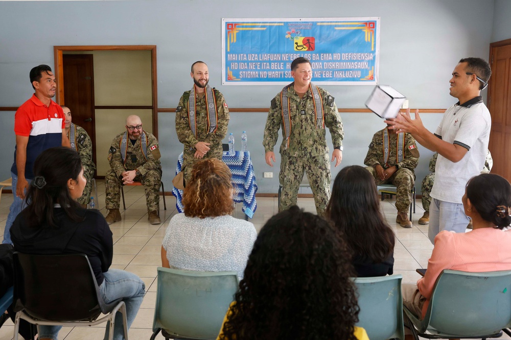 Pacific Partnership 2026 conducts host nation outreach engagement event at Liman Hamutuk Rehabilation Center