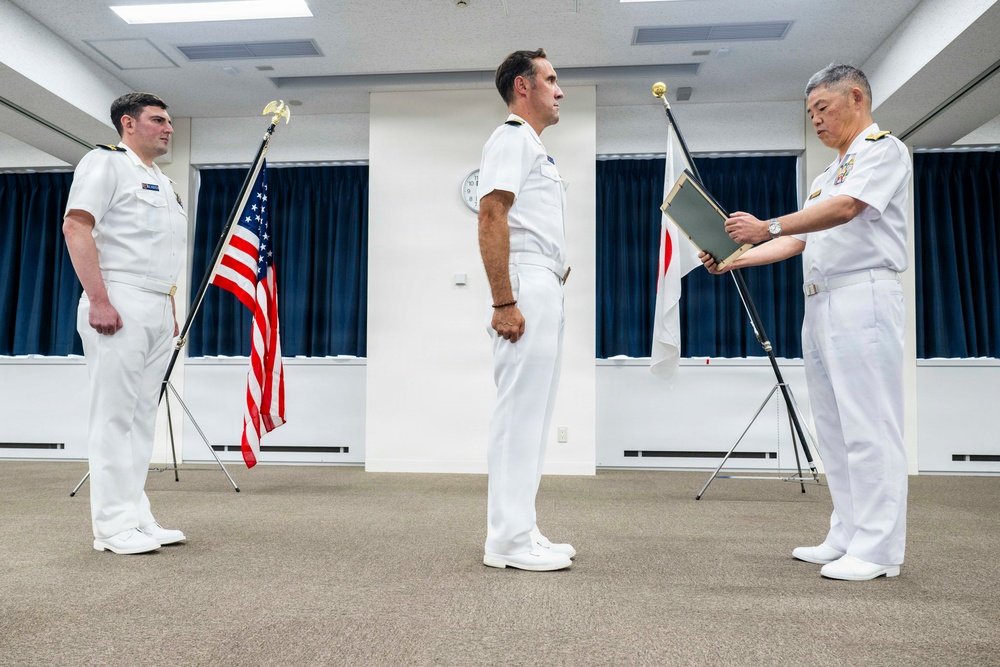 DESRON 15 commodore awarded Japan's Defense Cooperation Medal