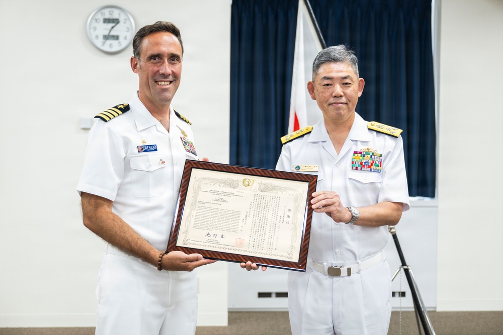 DESRON 15 commodore awarded Japan's Defense Cooperation Medal