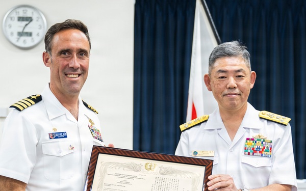 DESRON 15 commodore awarded Japan's Defense Cooperation Medal
