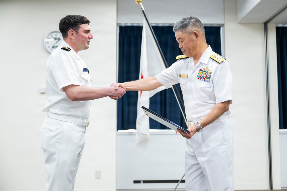 DESRON 15 commodore awarded Japan's Defense Cooperation Medal