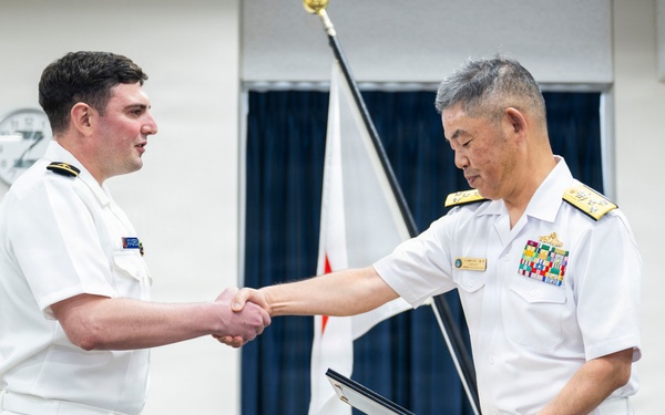 DESRON 15 commodore awarded Japan's Defense Cooperation Medal