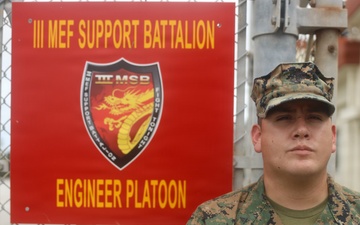 III Marine Expeditionary Force Support Battalion Marine rushes to aid occupants during Chatan hotel fire