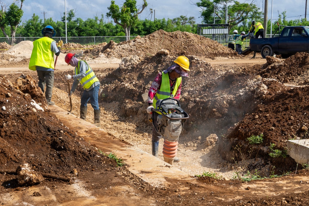 USACE builds classrooms for Koblerville Elementary School in Saipan.