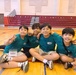 Korean and American Youth Participants Pose During the 2026 PIEFriends Summer Camp. at Camp Humphreys Gymnasium