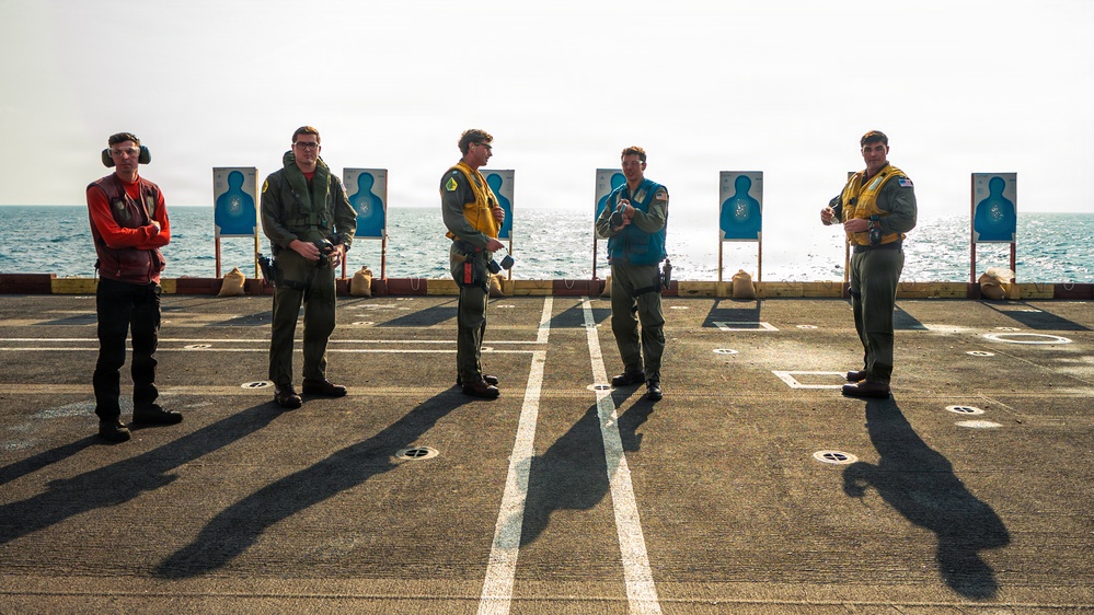 George Washington Conducts Live Fire Exercise
