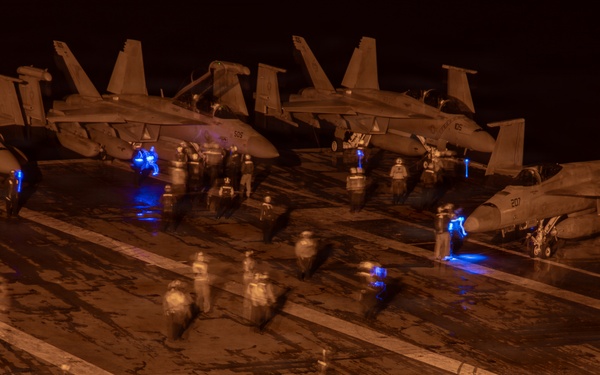 George Washington Conducts Flight Operations