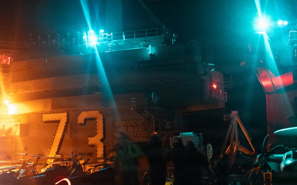 George Washington Conducts Flight Operations