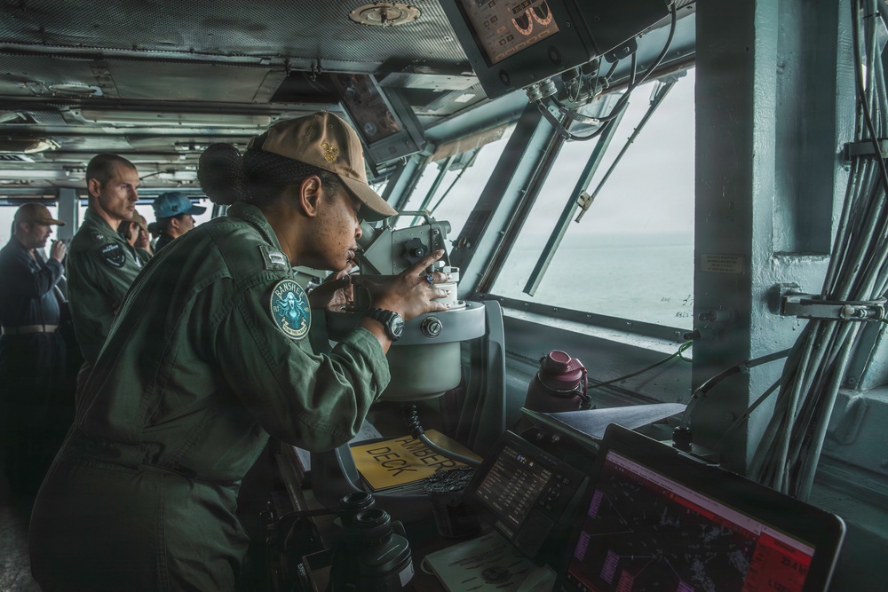 George Washington Transits the Singapore Strait
