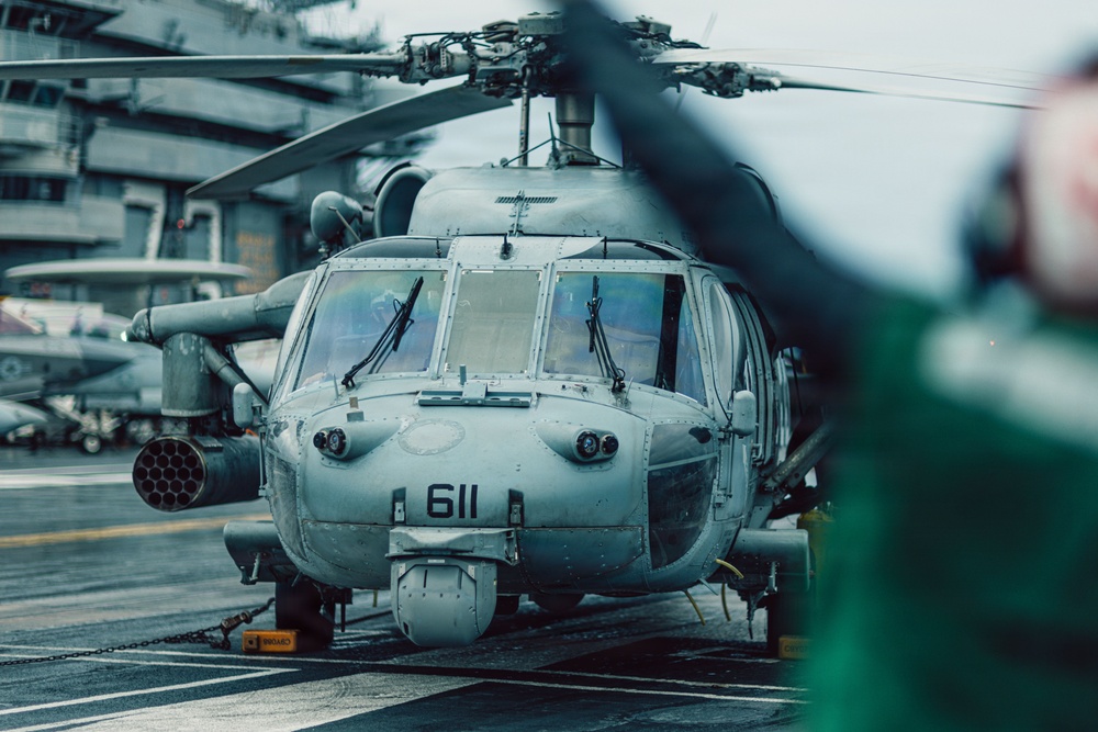 George Washington Conducts Flight Operations