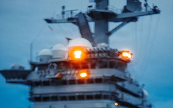 George Washington Conducts Flight Operations