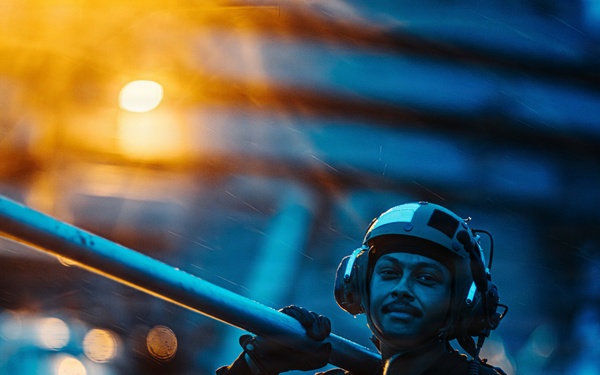 George Washington Conducts Flight Operations