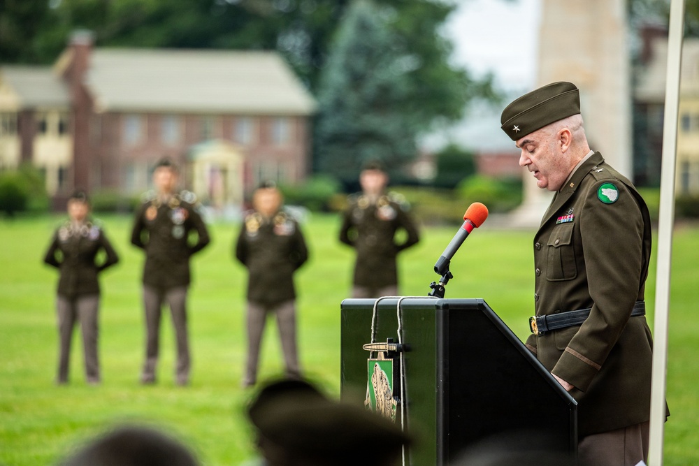104th Division (Leader Training) casing ceremony