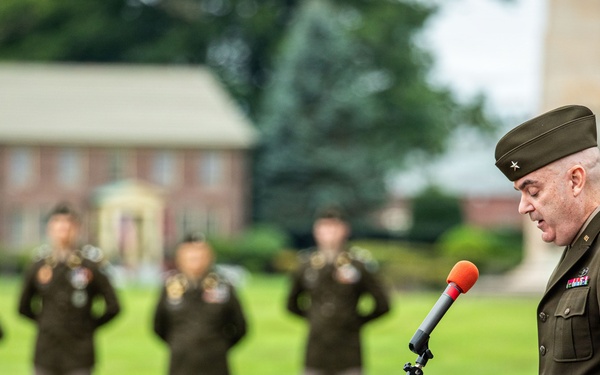 104th Division (Leader Training) casing ceremony