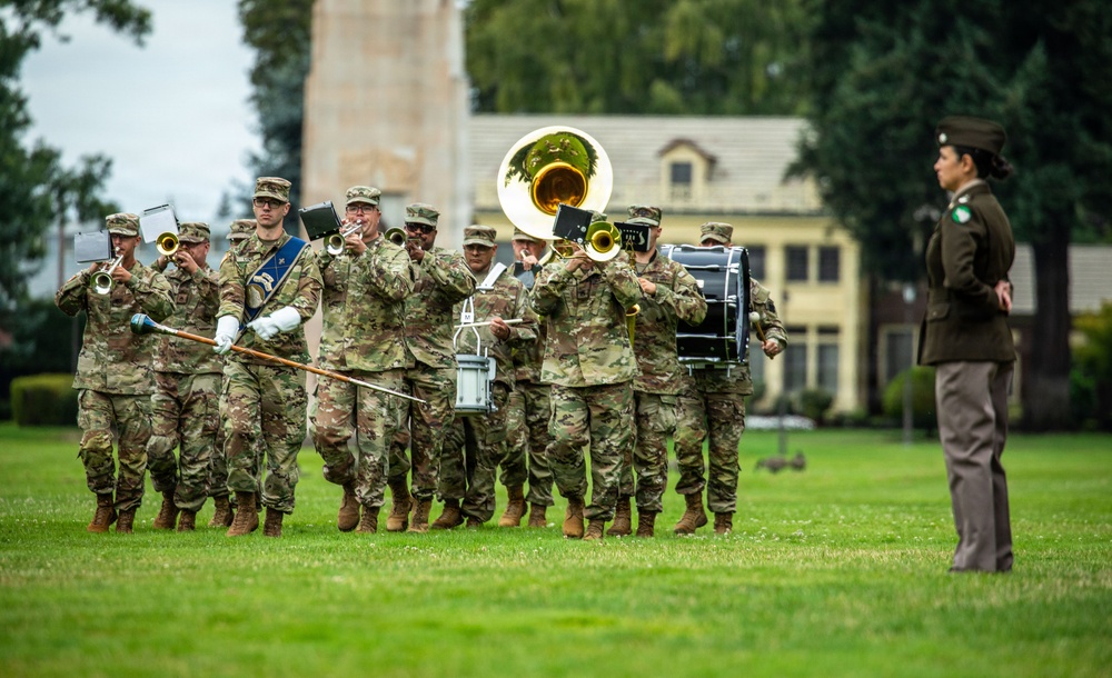 104th Division (Leader Training) casing ceremony