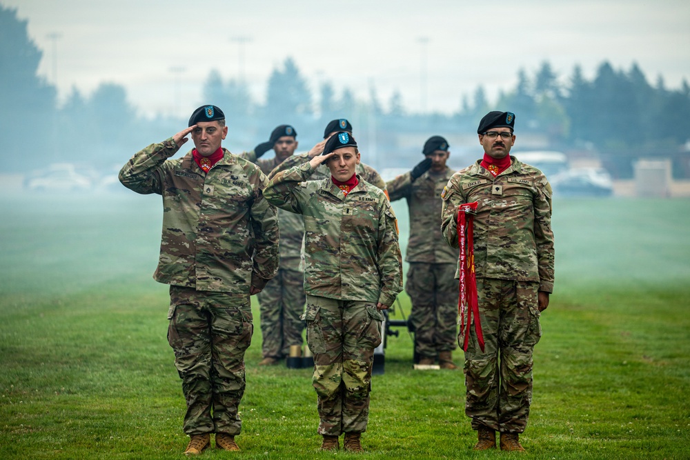 104th Division (Leader Training) casing ceremony