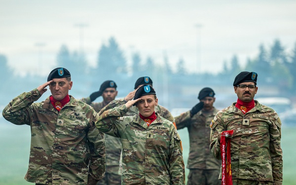 104th Division (Leader Training) casing ceremony