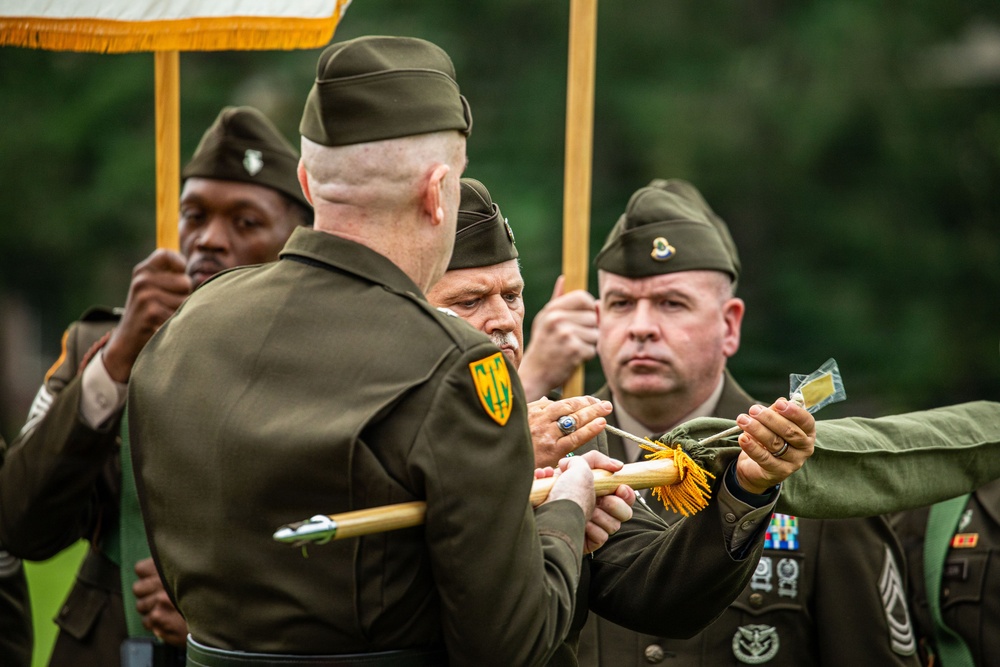 104th Division (Leader Training) casing ceremony