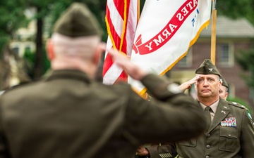 104th Division (Leader Training) casing ceremony
