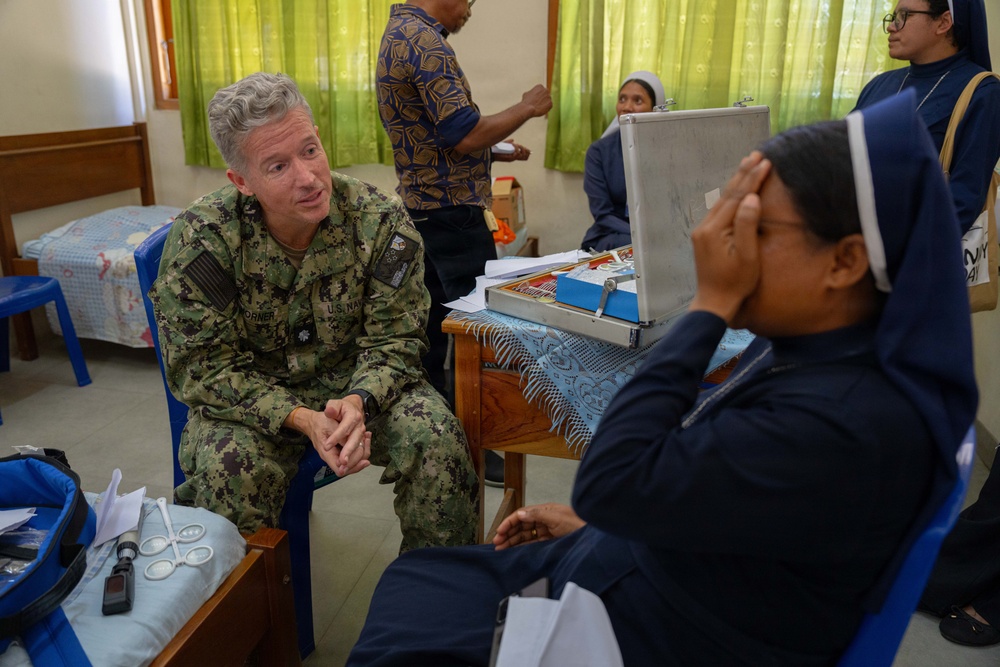 Pacific Partnership 2026 provides vision screenings at São Carlos Borromeu Manleuana School in Dili, Timor-Leste