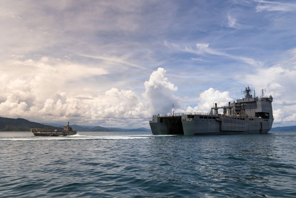 Pacific Partnership 2026 arrives in Indonesia aboard Royal Australian Navy HMAS Choules (L100)