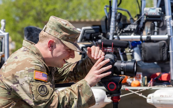 Public Affairs Specialist Captures Video