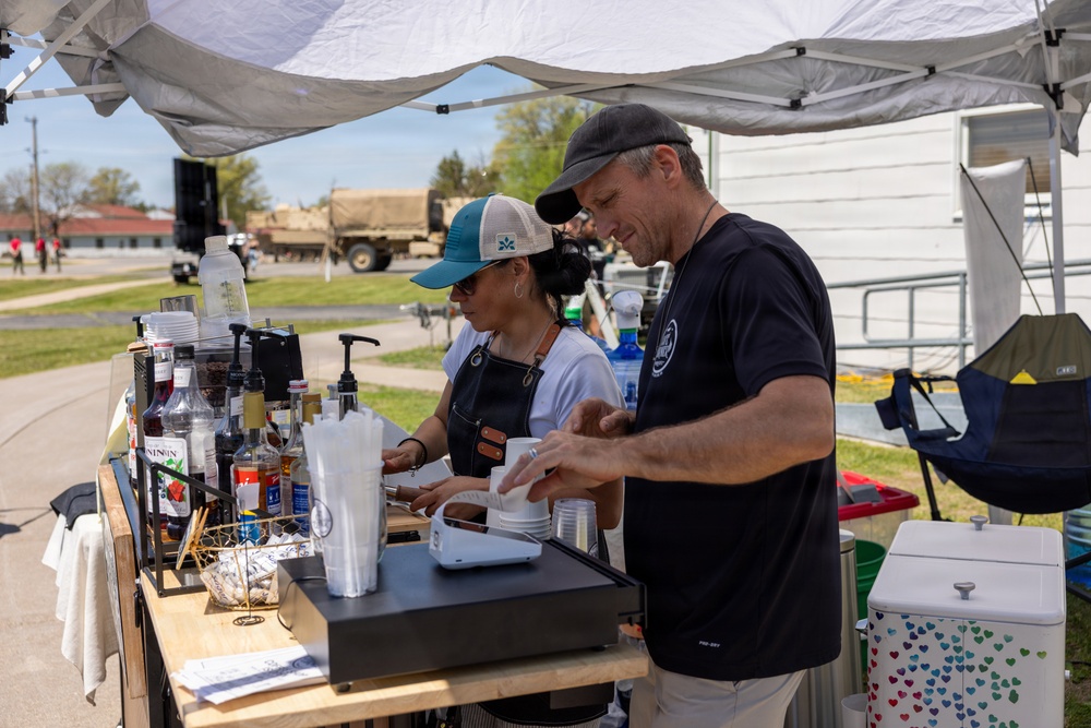 Fort McCoy Café Corner Sells Coffee at Armed Forces Day