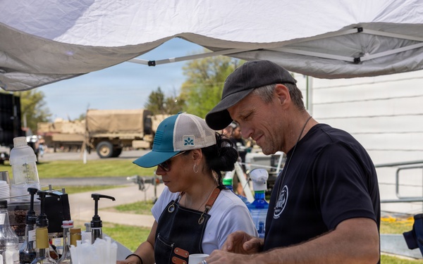 Fort McCoy Café Corner Sells Coffee at Armed Forces Day