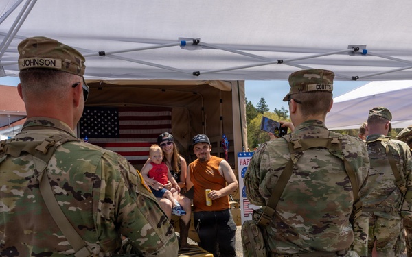 Soldiers Take Photos at Humvee