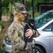 Military police and Civil Affairs Soldiers volunteer at Vilnius animal shelter