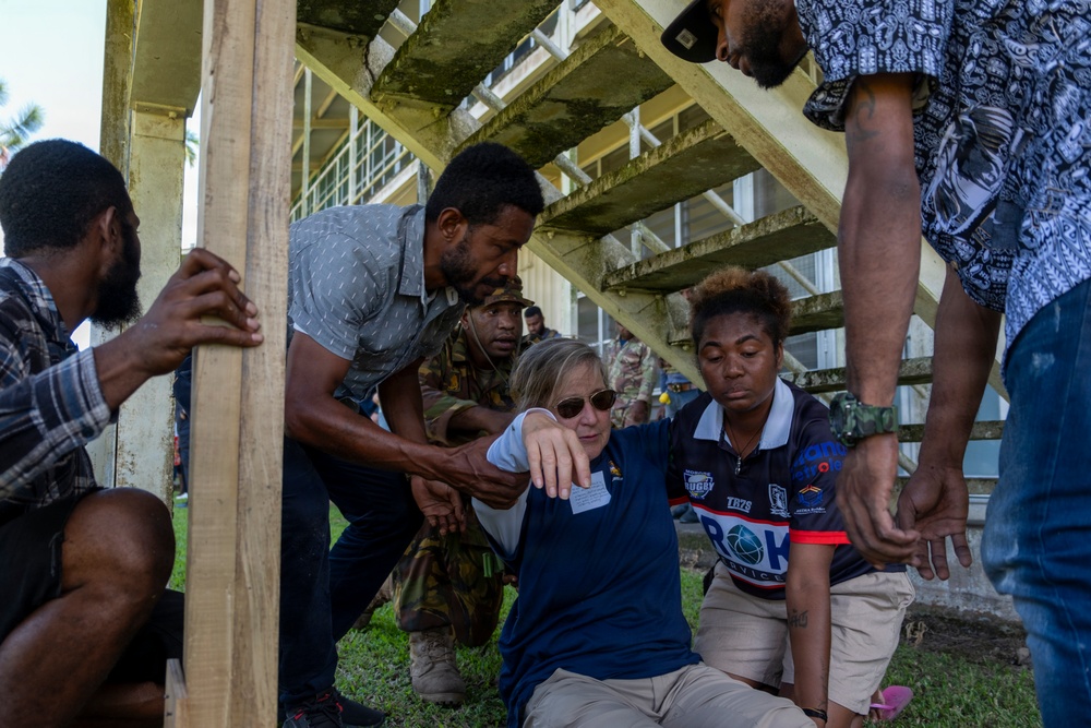 Center for Excellence in Disaster Management and Humanitarian Assistance (CFE-DMHA) Field Training Exercise in Lae, Morobe Province, Papua New Guinea