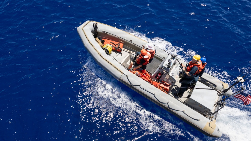 DDG 117 Boat Ops and RAS