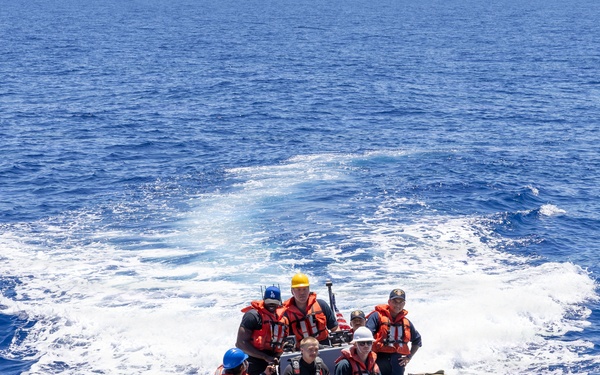 DDG 117 Boat Ops and RAS