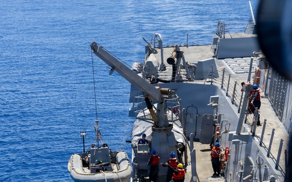 DDG 117 Boat Ops and RAS
