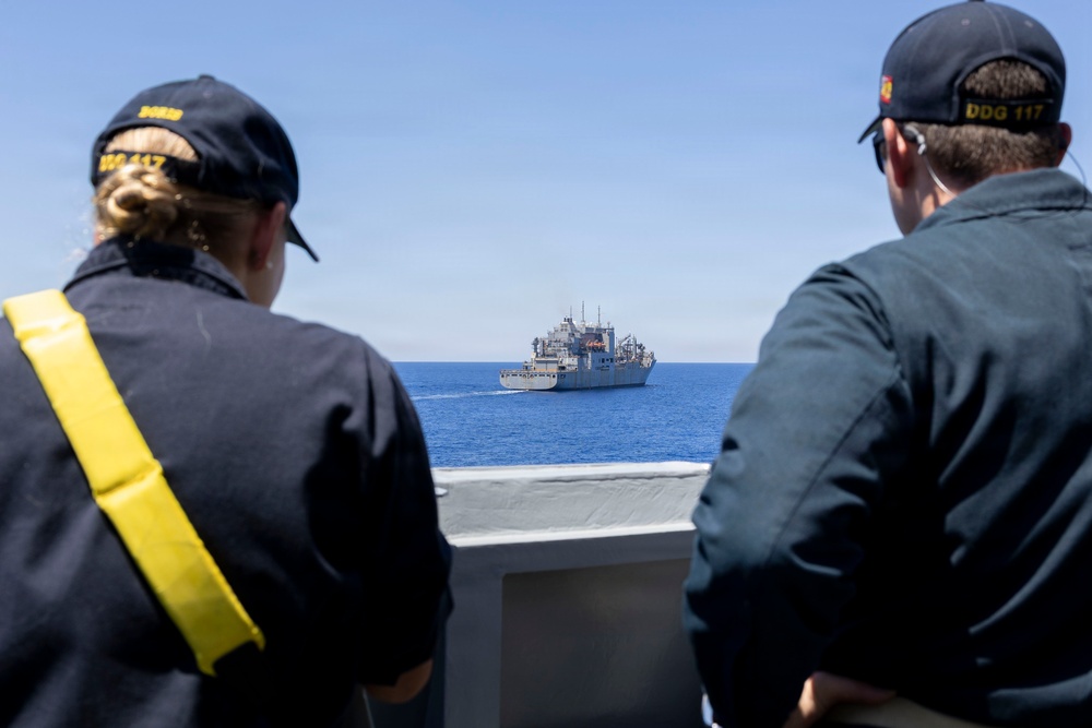 DDG 117 Boat Ops and RAS