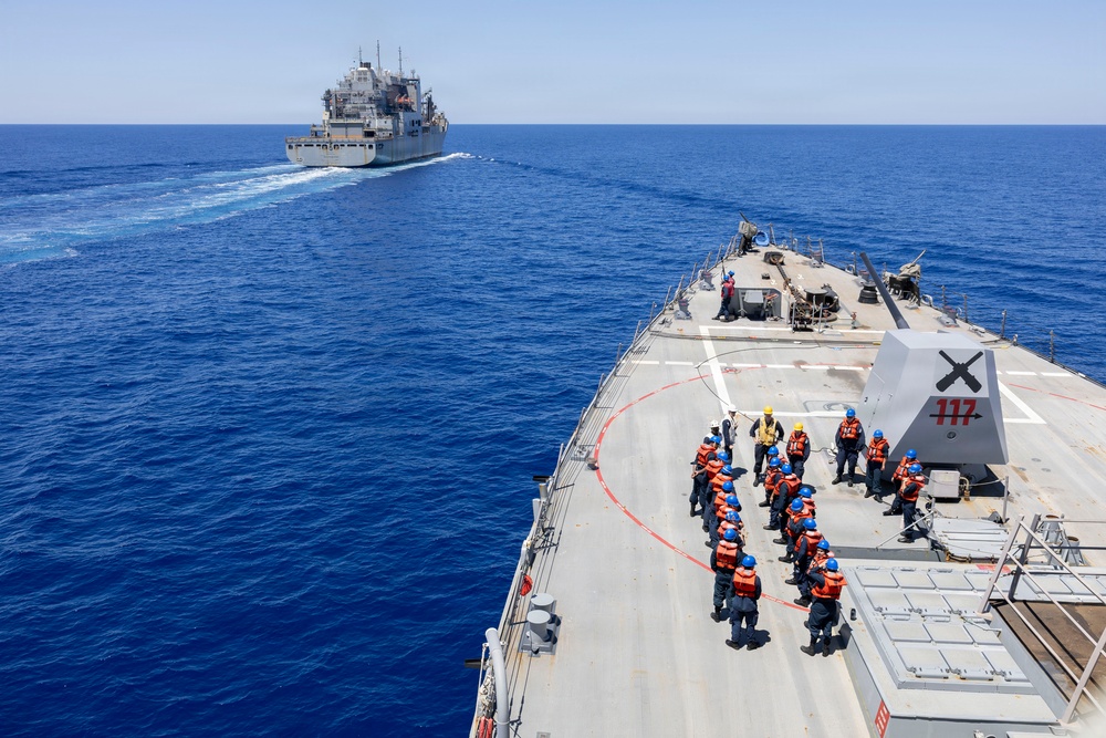DDG 117 Boat Ops and RAS