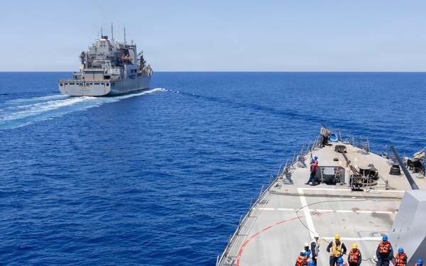 DDG 117 Boat Ops and RAS