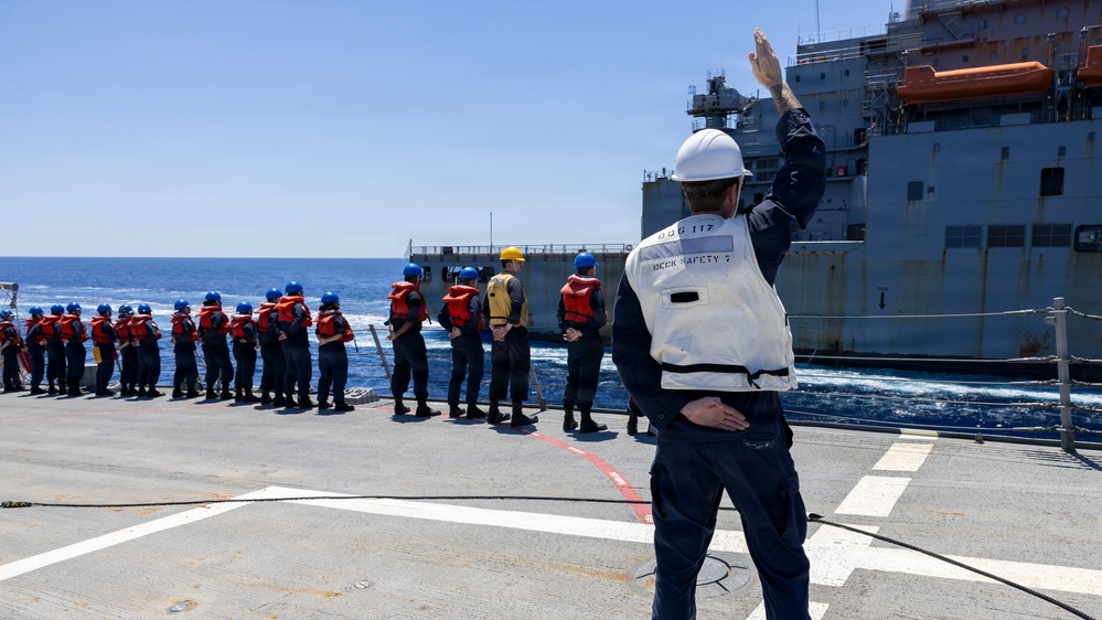 DDG 117 Boat Ops and RAS