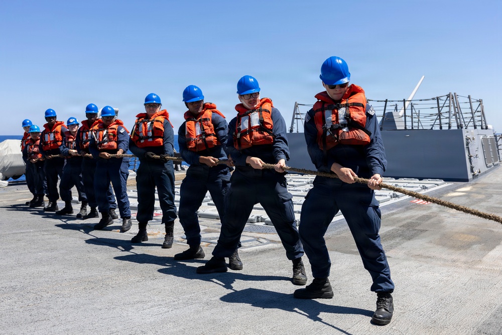 DDG 117 Boat Ops and RAS