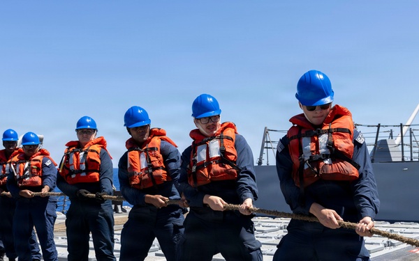 DDG 117 Boat Ops and RAS