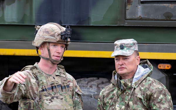 Joint training in Poland: 2-37 AR flies drones for Romanian soldiers to track in anti-UAS exercise