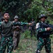 MRF-D Marines participate in Indonesian point man course with Indonesian Marines during a platoon exchange