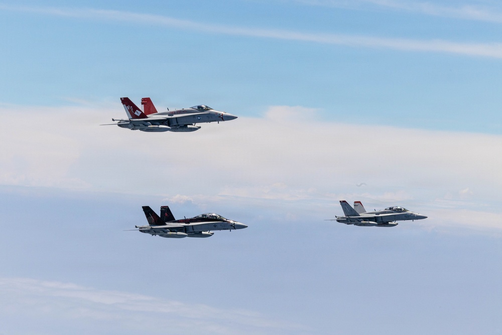 VMFA-232 F/A-18s take to the skies for final exercise
