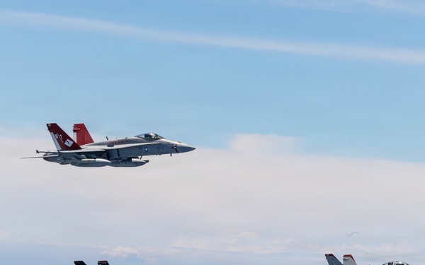 VMFA-232 F/A-18s take to the skies for final exercise