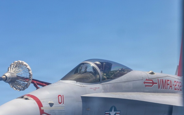 VMFA-232 F/A-18s take to the skies for final exercise
