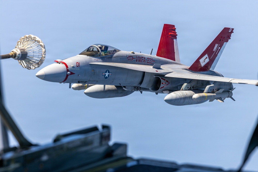 VMFA-232 F/A-18s take to the skies for final exercise