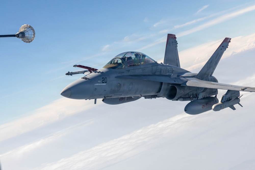 VMFA-232 F/A-18s take to the skies for final exercise