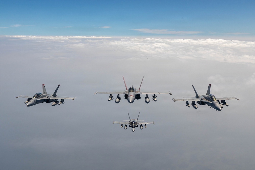 VMFA-232 F/A-18s take to the skies for final exercise